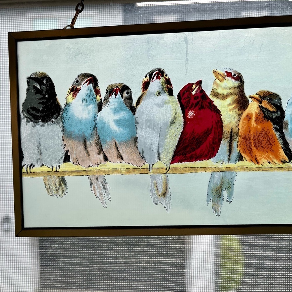Colorful Bird Window Hanging - Picture 3 of 9